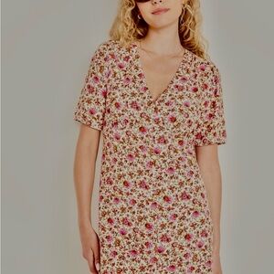 Floral V-Neck Dress